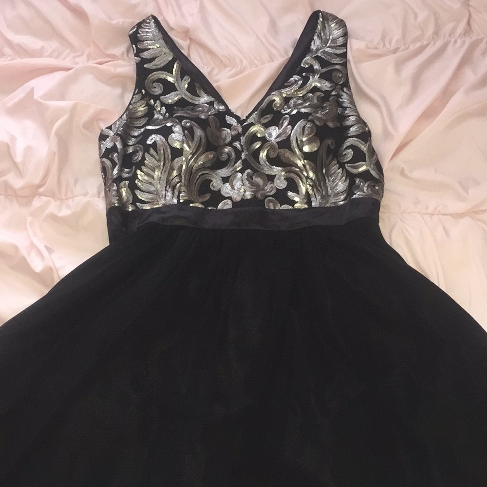 Black formal dress